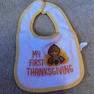 My First Thanksgiving Baby Bib